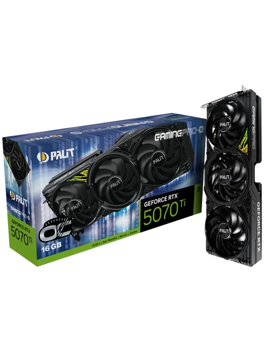 Palit Видеокарта RTX 5070 Ti 16 ГБ RTL (NE7507TS19T2-GB2031U), 16 ГБ, фото 2