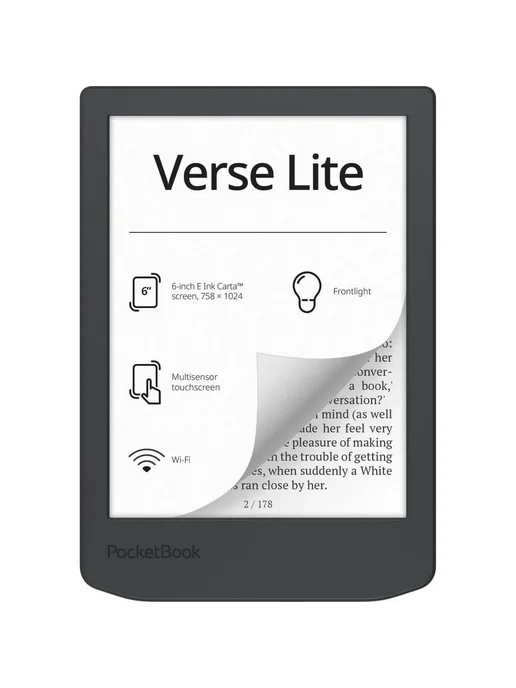 PocketBook Электронная книга 619 Verse Lite Grey (PB619-T-WW), серый, фото 3