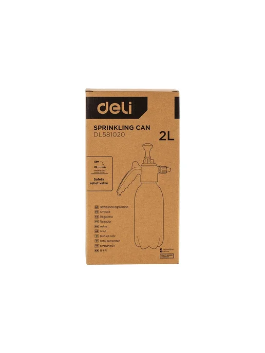 Опрыскиватель Deli GS EDL581020, помповый, 2 л, голубой, 2 л, фото 2