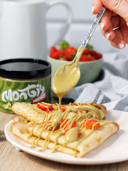 Montiy Фисташковая паста Десертная для Дубайского шоколада 100 гр, 100 г, фото 3