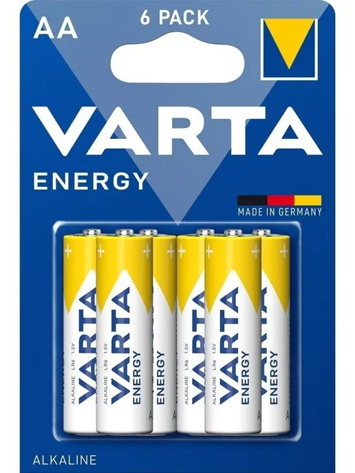 VARTA Батарейки ENERGY AA 6шт, 6 шт