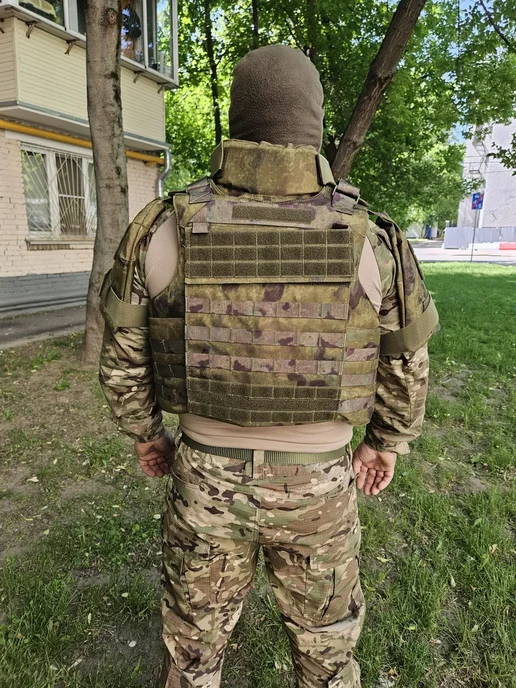ТАКТИКА24 Бронежилет Universal Armor БР2 c быстрым сбросом, без плит, зеленый, фото 8