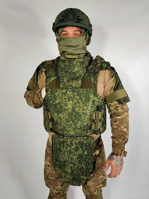 ТАКТИКА24 Бронежилет Full Armor Бр5 с бронепластинами Бр5, черный, фото 8