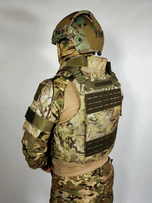 ТАКТИКА24 Бронежилет Universal Armor с бронеплитами БР 5 и баллистикой, зеленый, фото 7