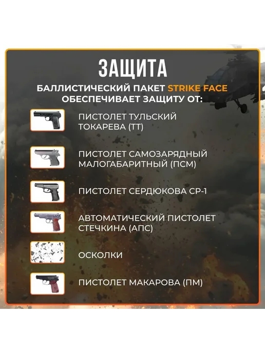 ТАКТИКА24 Баллистические пакеты 15х20 боковые в плитник БР2, 15x30, фото 4