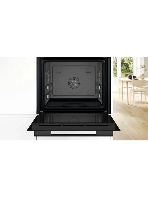 BOSCH Встраиваемый духовой шкаф Serie 6 HJG852YT0T, черный, фото 4