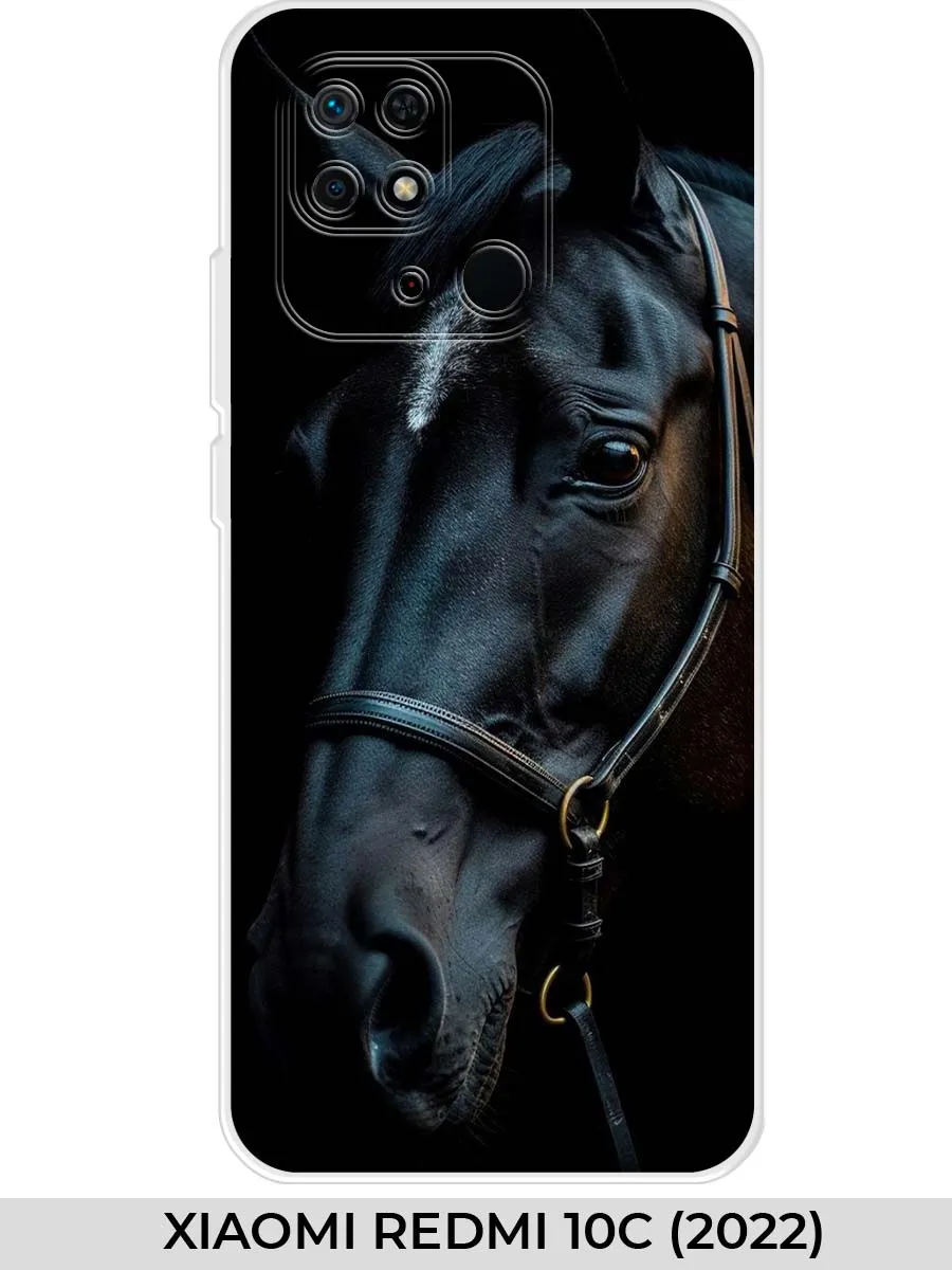Чехол на Xiaomi Redmi 10C (для Ксяоми Редми 10 ц) с лошадью