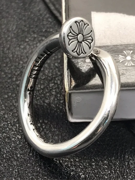 Chrome hearts Кольцо гвоздь Хром Хартс. y2k. raf simons. new rock.erd, серый, фото 4