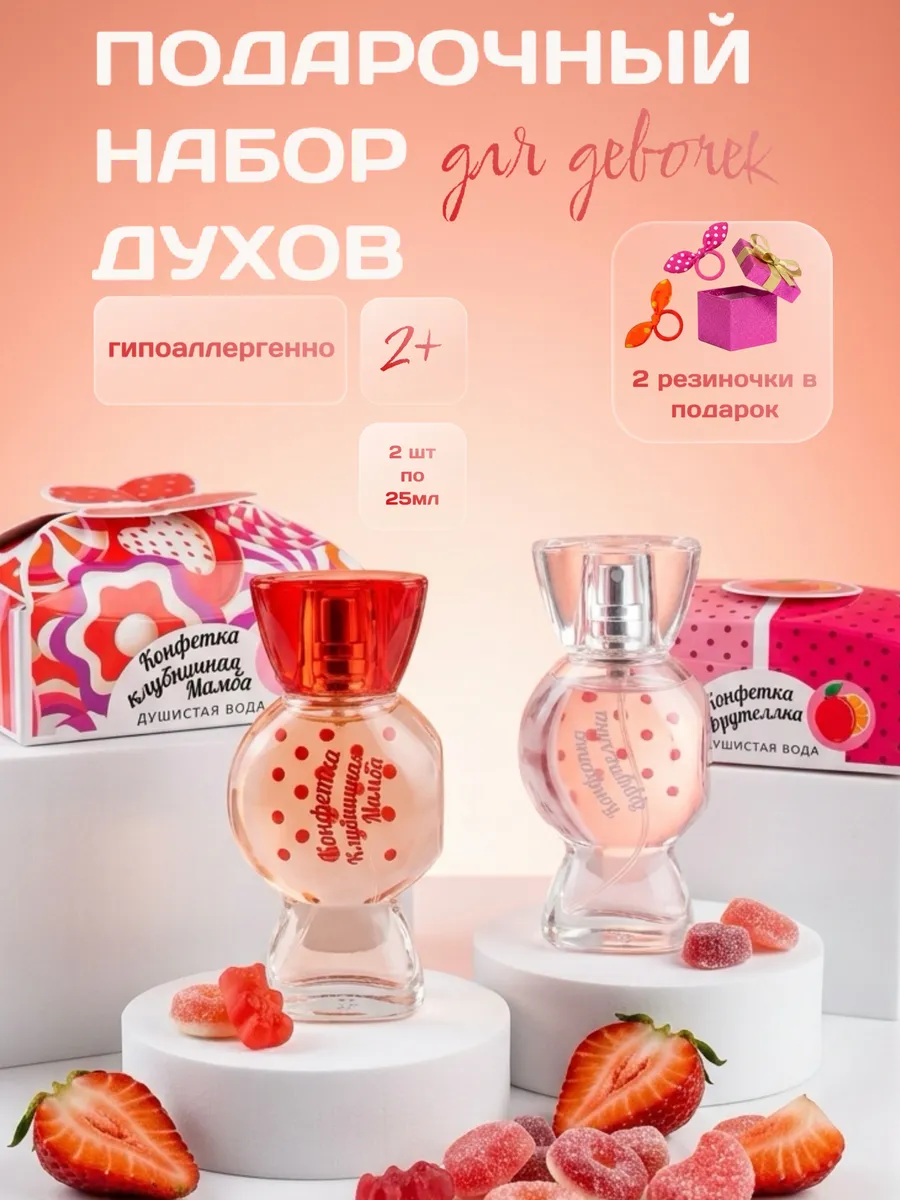 Духи для девочек набор Мамба+Фрутелка 25мл 2шт