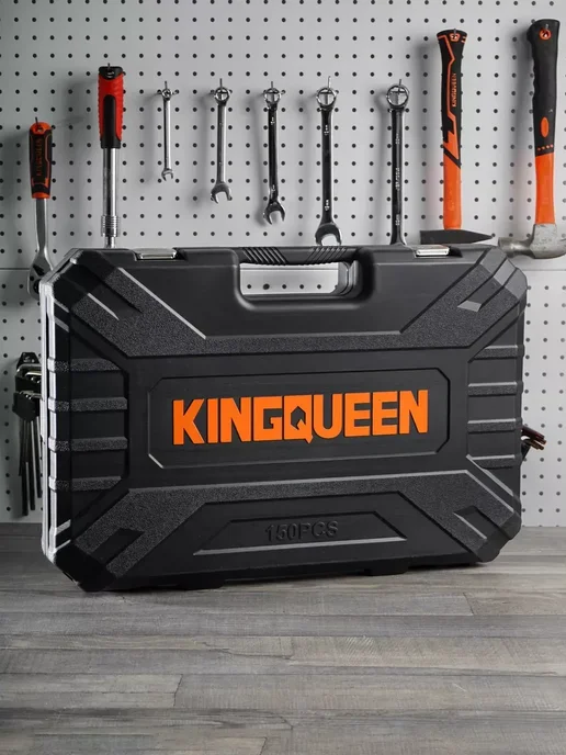 Kingqueen Набор инструментов для авто 180 предметов, черный, фото 8