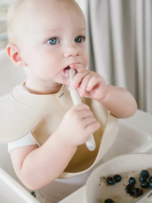 Babyono Ложечки для прикорма и кормления детские гибкие 2 шт, 2 шт, фото 3