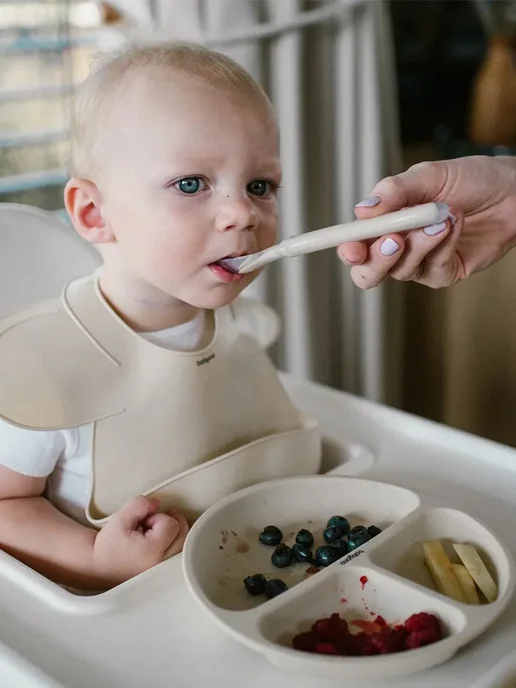 Babyono Ложечки для прикорма и кормления детские гибкие 2 шт, 2 шт, фото 4