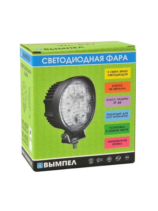 Орион Фара светодиодная ближнего света WL-827F 27W 9LED, 27 Вт, фото 5
