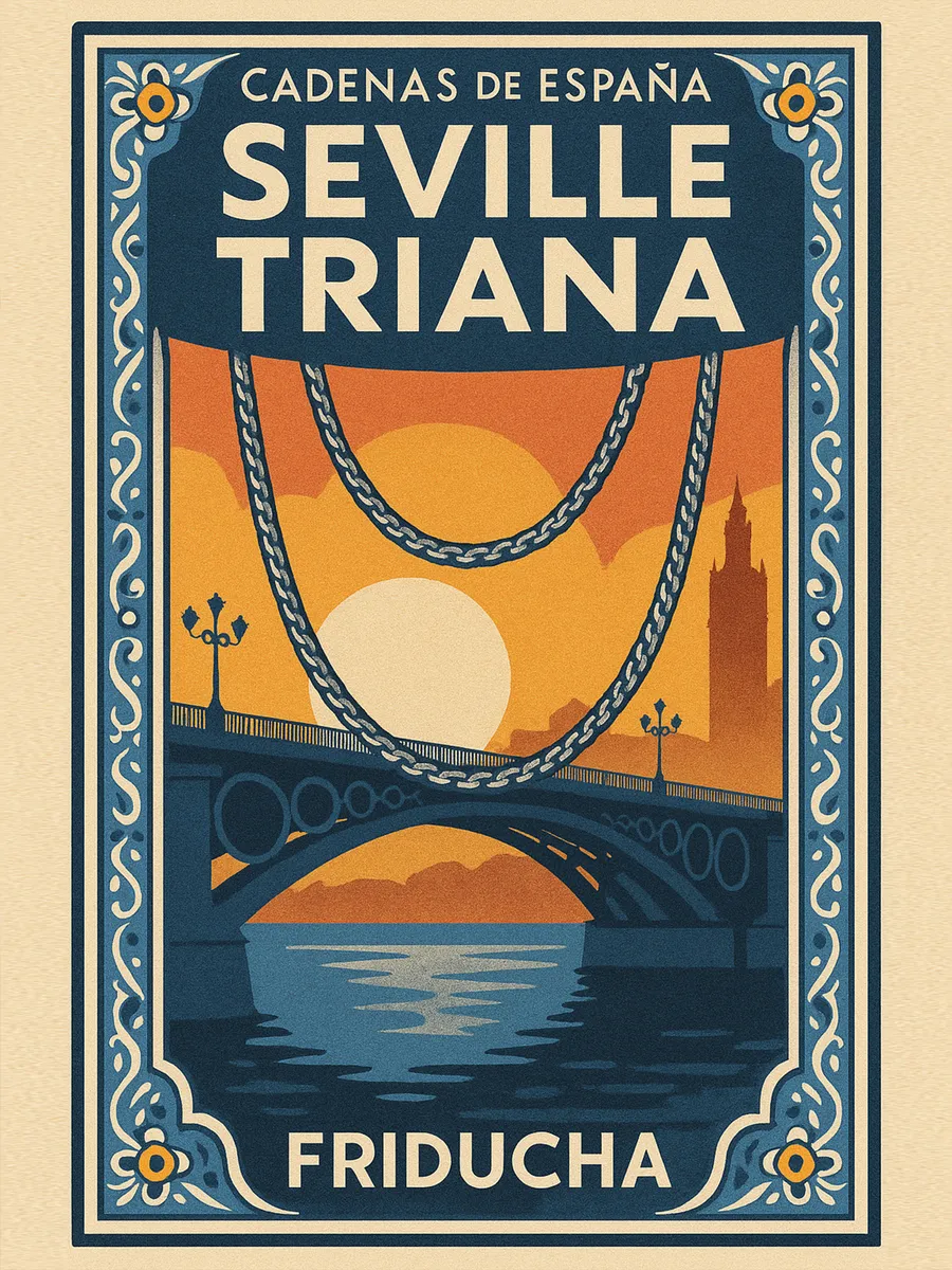 Цепочка SEVILLE TRIANA, якорное плетение, родий