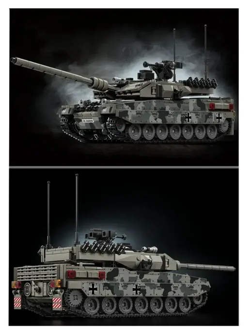 LEGO Конструктор Немецкий тяжелый танк Леопард 2А7 904 детали, вариант, фото 3