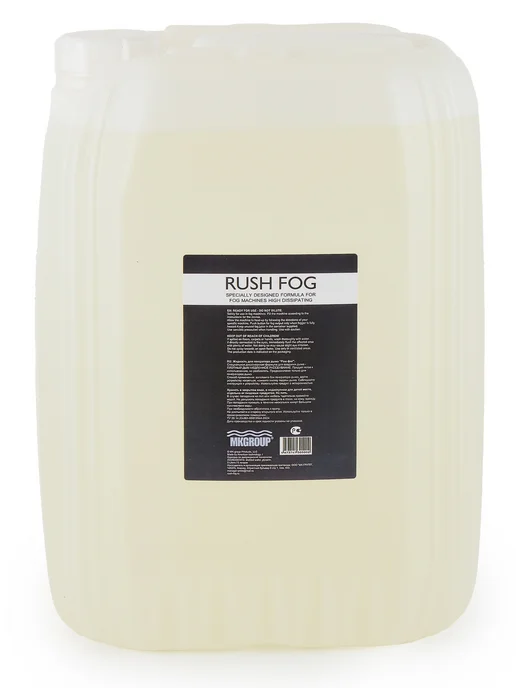 Rush FOG USA жидкость дым машины генератора тумана Жидкость для дым машины без запаха для дискотеки и праздника, 20 л