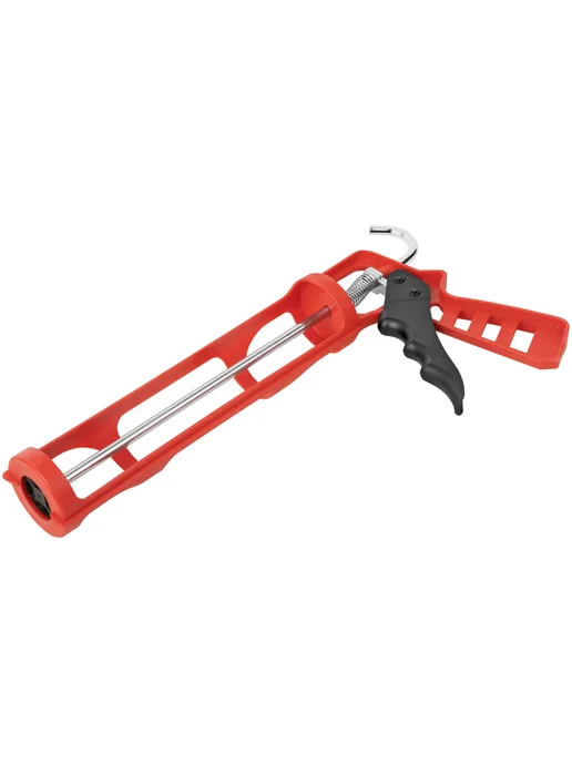 FIT FINCH INDUSTRIAL TOOLS Пистолет для герметики 225 мм скелетный FIT, черный, фото 4