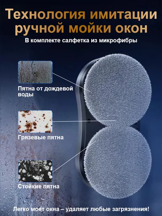 Робот для мойки окон, белый, фото 5