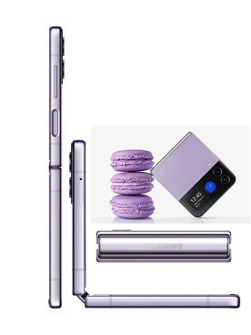 Смартфон Samsung Z Flip4 8/256 ГБ, голубой, фото 8