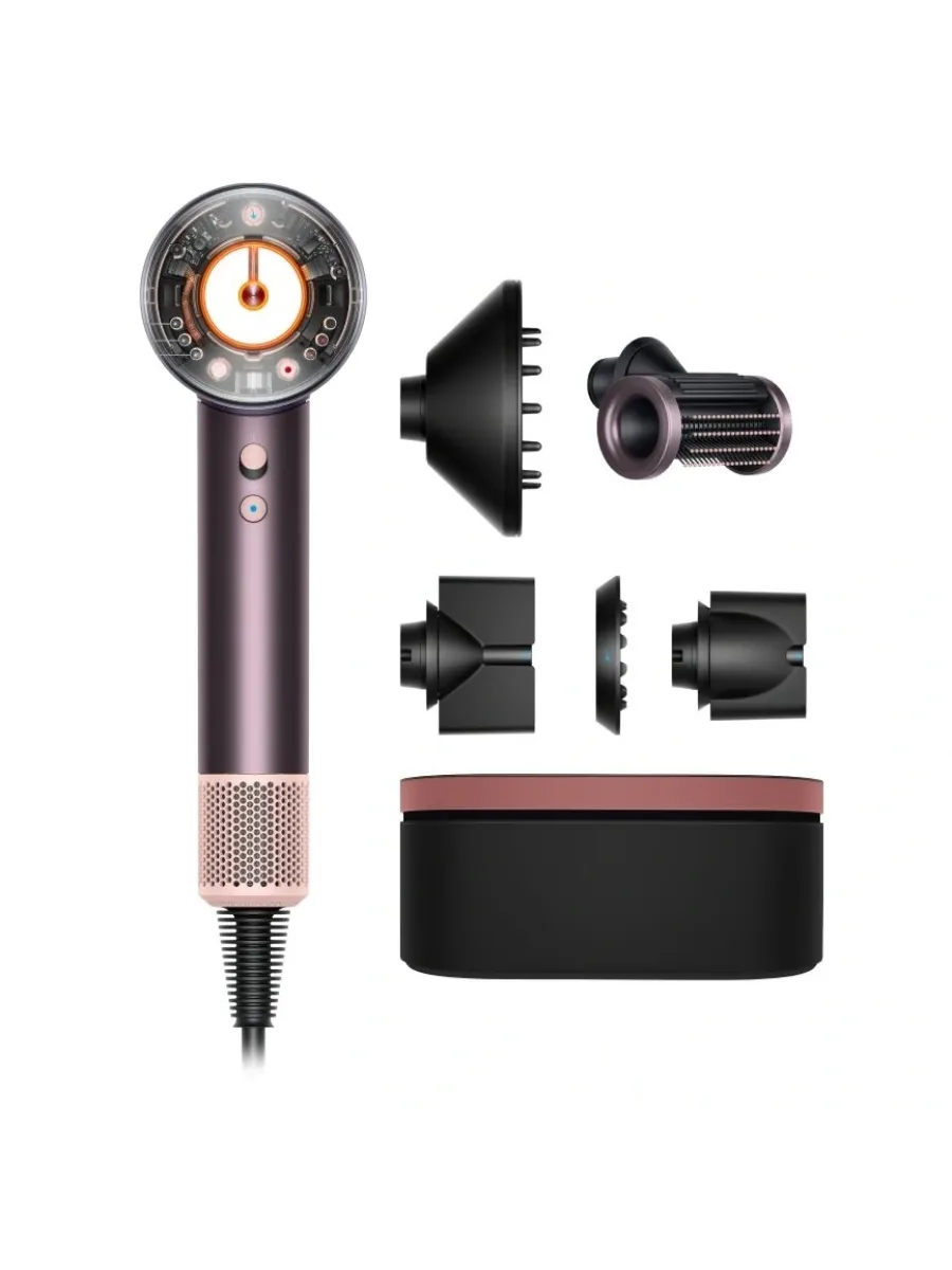 Dyson Фен SuperSonic Nural HD16, Jasper Plum, с кейсом