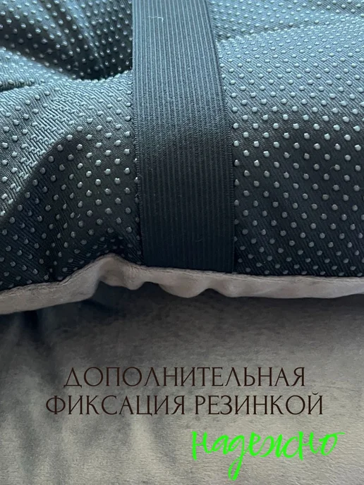 сидушка на стул 40х40, серый, фото 3