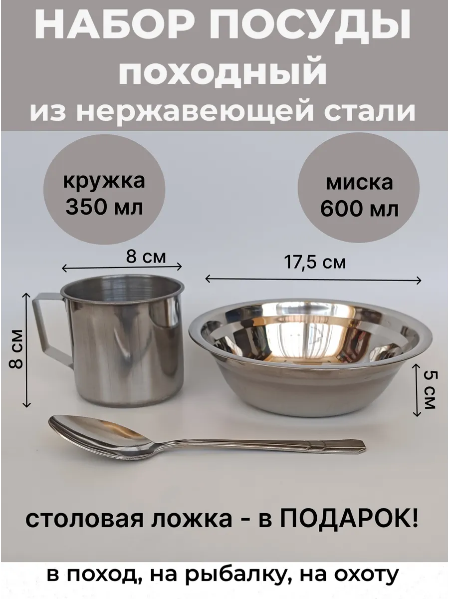 Набор посуды туристический