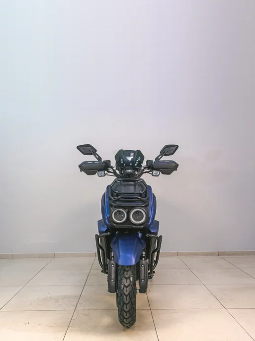 ТЕХНОМОТОРФ Скутер VMC SMART-III Matt Black 49 (170), бензиновый, синий, фото 4