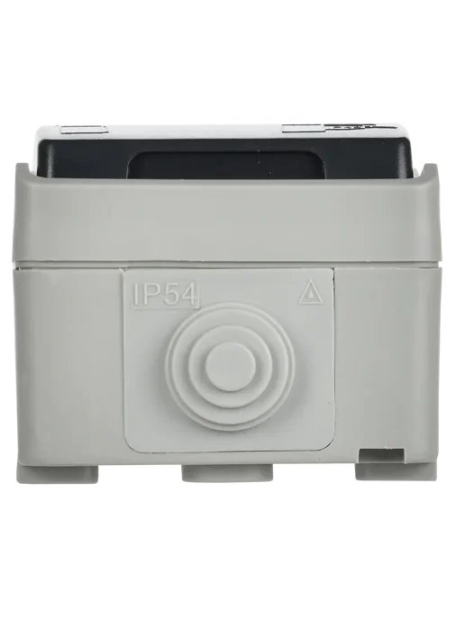 Iek Розетка с заземлением, с крышкой, IP54, FORS, серый, фото 3