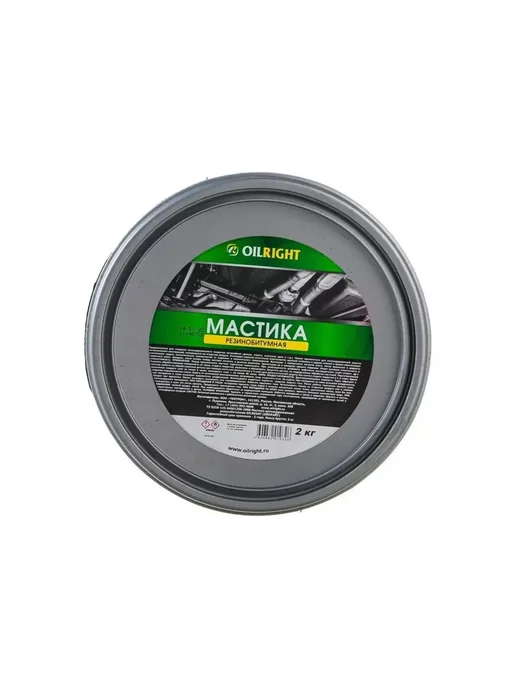 OILRIGHT Мастика резино-битумная ведро 2кг, 2 кг