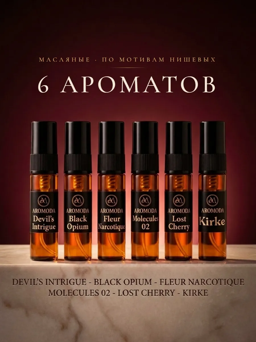 Духи женские масляные стойкие подарочный набор парфюм