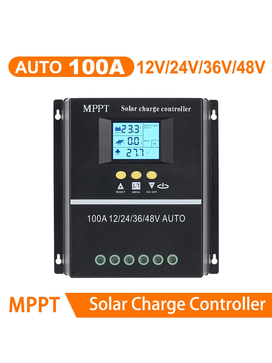Контроллер солнечной зарядки MPPT, двойной USB-порт