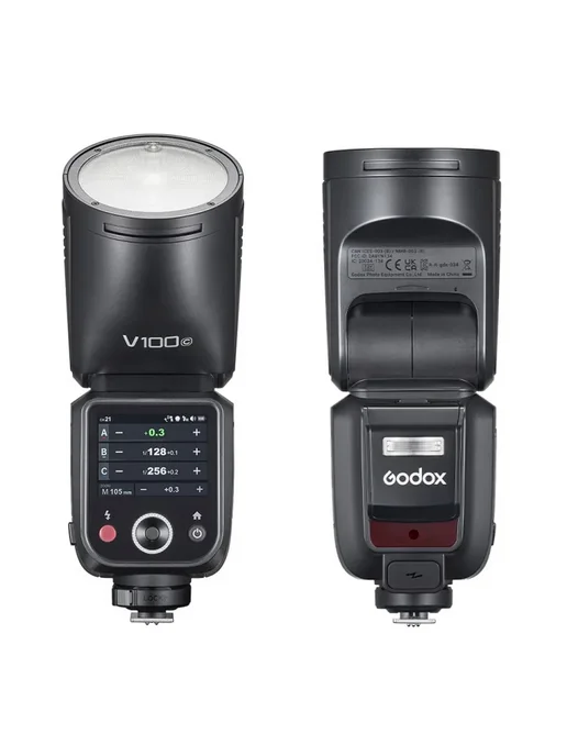Вспышка накамерная Godox V100C TTL с круглой головкой для Canon, вариант, фото 4