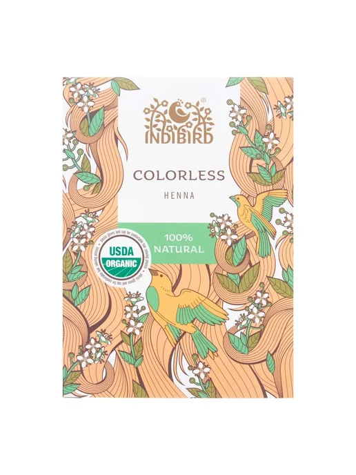 Indibird Хна для волос Бесцветная 100% натуральная 50г, 100 г, фото 2