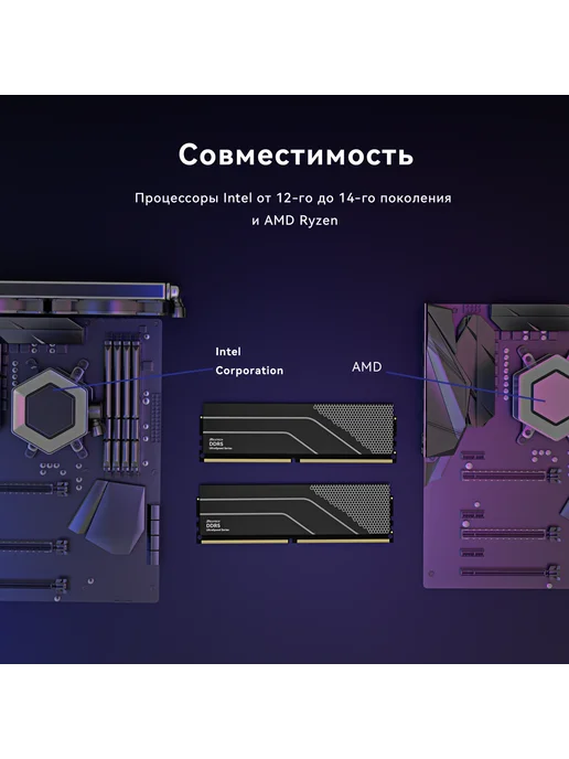 Reletech Оперативная память DDR5 32 ГБ (2x16 ГБ) 6000MHz CL46, 2x16, 32 ГБ, фото 7