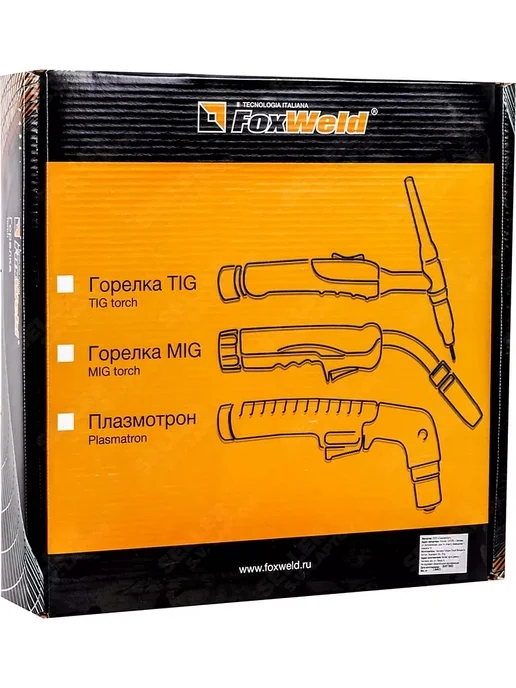 FoxWeld Горелка для сварочных аппаратов SRT-17V, разъем 25 мм2, 4м, вариант, фото 7
