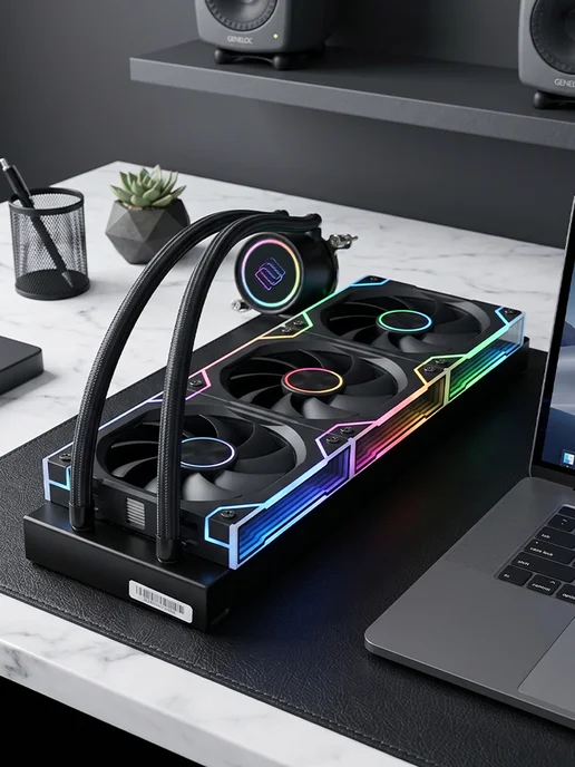жидкостное охлаждение процессора LGA1851 1700 1200 AM5 AM4, вариант, фото 3