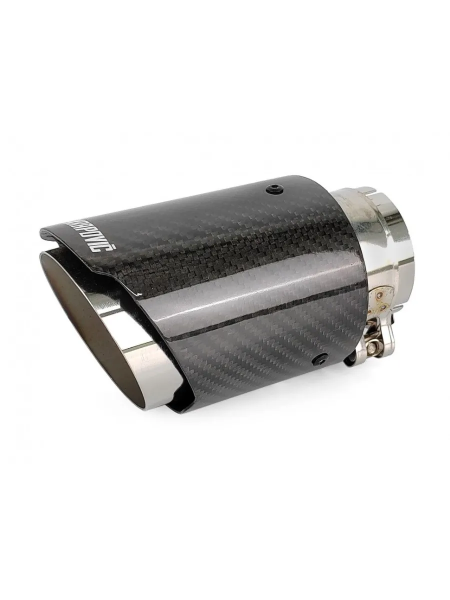 Насадка на глушитель Akrapovic style с карбоном 60х89мм