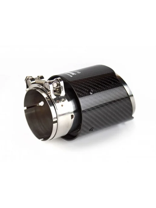 AJS TUNING Насадка на глушитель Akrapovic style с карбоном 63х102мм, вариант, фото 2