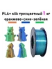pla+ silk трехцветный 1кг 1.75mm красно-золото-фиолетовая Sprout Lab 497194025 купить за 1 266 ₽ в интернет‑магазине Wildberries
