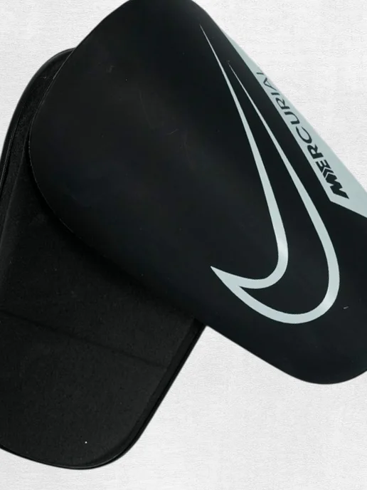 Мини щитки футбольные детские маленькие Nike, черный, фото 7
