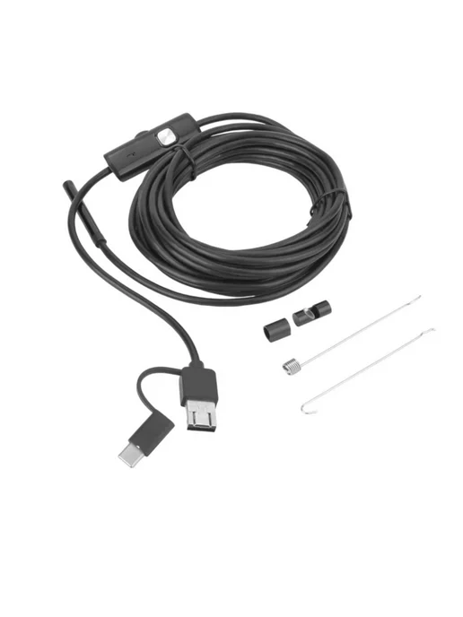 JBH Эндоскоп гибкий Y102 USB Type-C MicroUSB 5 метров, 1 м, фото 4