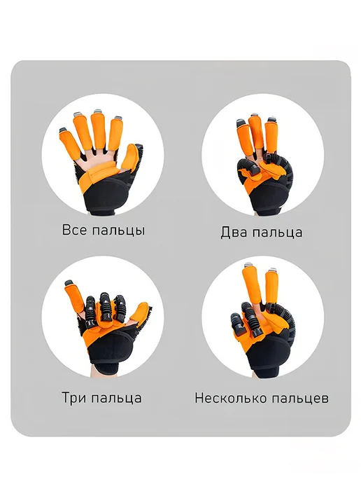 Тренажер для реабилитации после инсульта,десница XL, оранжевый, фото 4