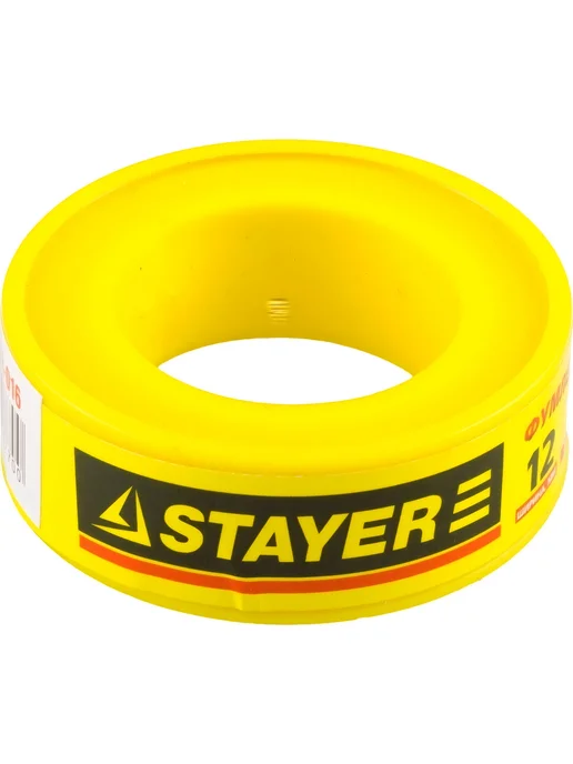 Stayer ФУМ лента 0.075 мм х 12 мм х 10 м, 0.16 г см3, 10 м, 0,16 г