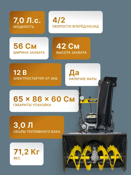 Снегоуборщик бензиновый самоходный SGC 4000B — фото 2