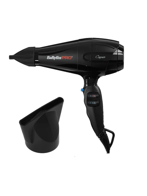 babyliss Фен Pro Caruso, подача холодного воздуха, черный