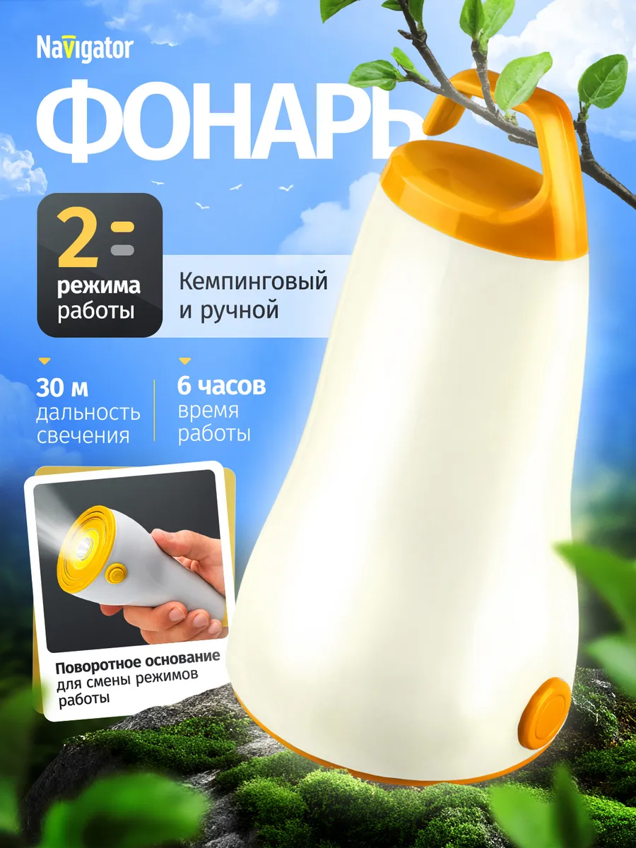 Кемпинговый светодиодный походный фонарь