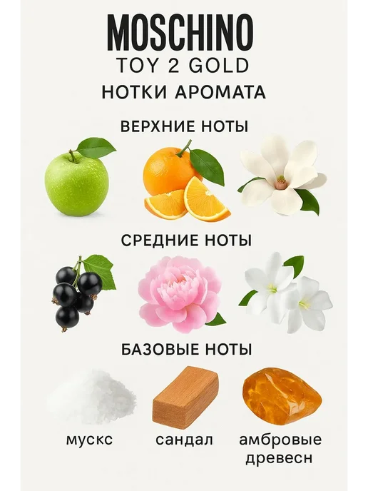 вкусные духи Духи Toy 2 Gold Москино Мишка Золотой 100 мл, 100 мл, фото 3