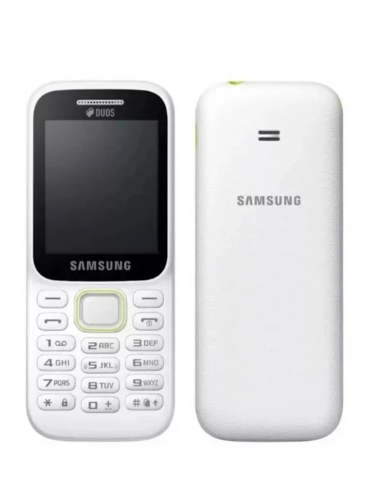 Sumsung duos Мобильный телефон Samsung B310E duos без камеры, белый, фото 4