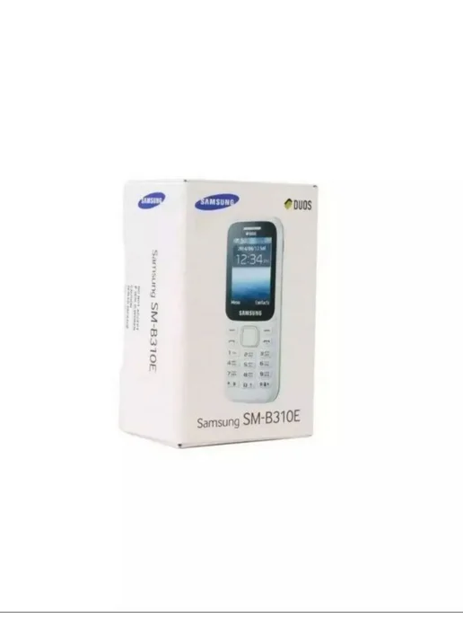 Sumsung duos Мобильный телефон Samsung B310E duos без камеры, белый, фото 8