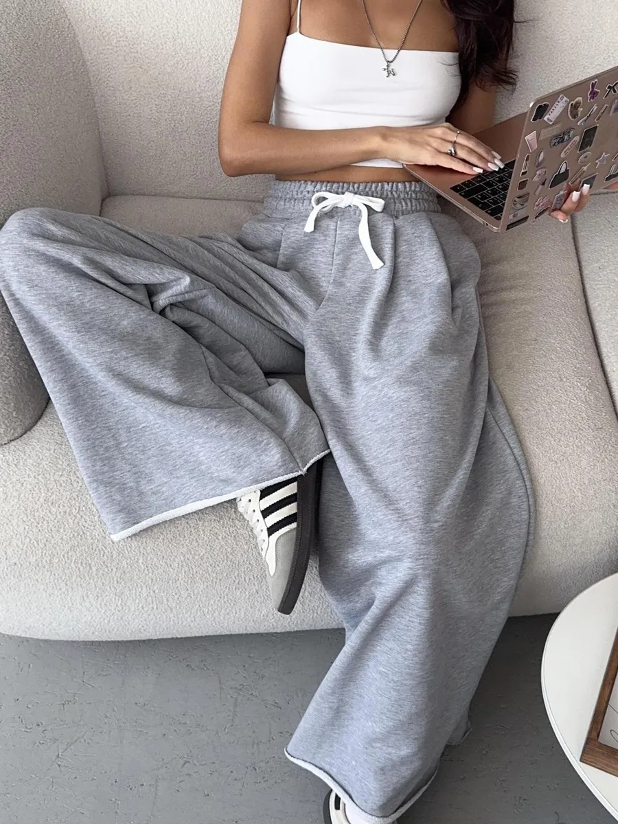 Штаны спортивные широкие шаровары